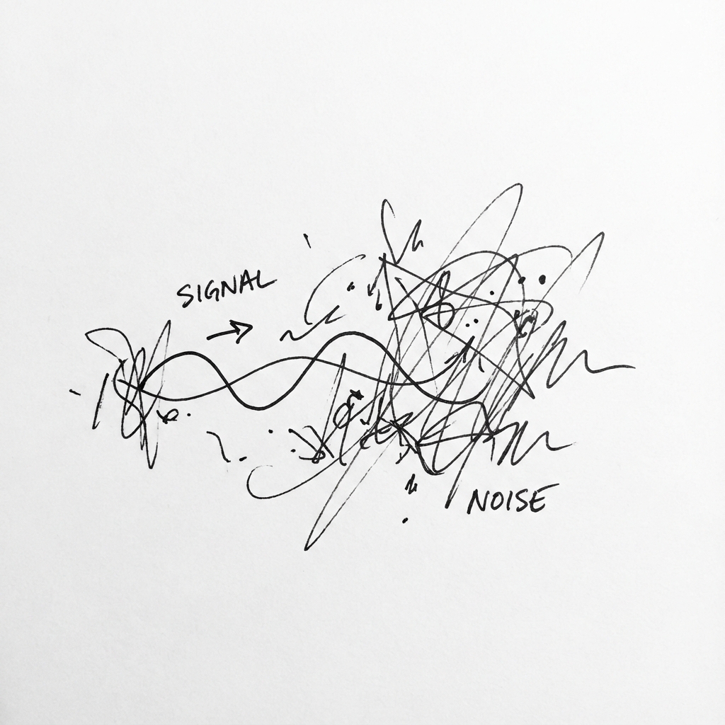 Conceptual preview for Signal & Noise - Artwork by Nicholas MacAskill