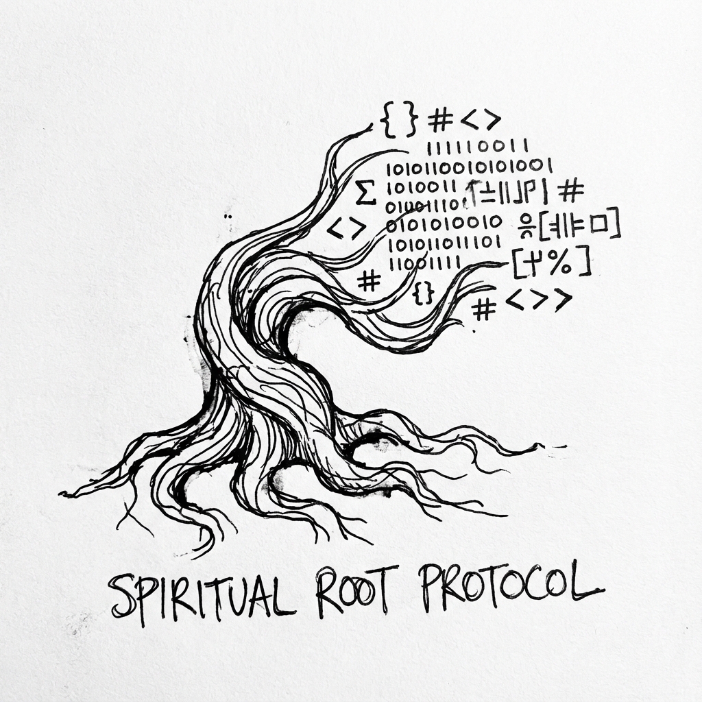 Conceptual preview for Spiritual Root Protocol - Artwork by Nicholas MacAskill